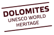 Logo of Dolomites Unesco